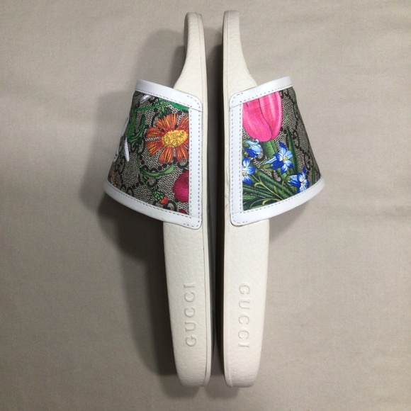 Gucci Supreme GG Floral slides - Picture 5 of 13